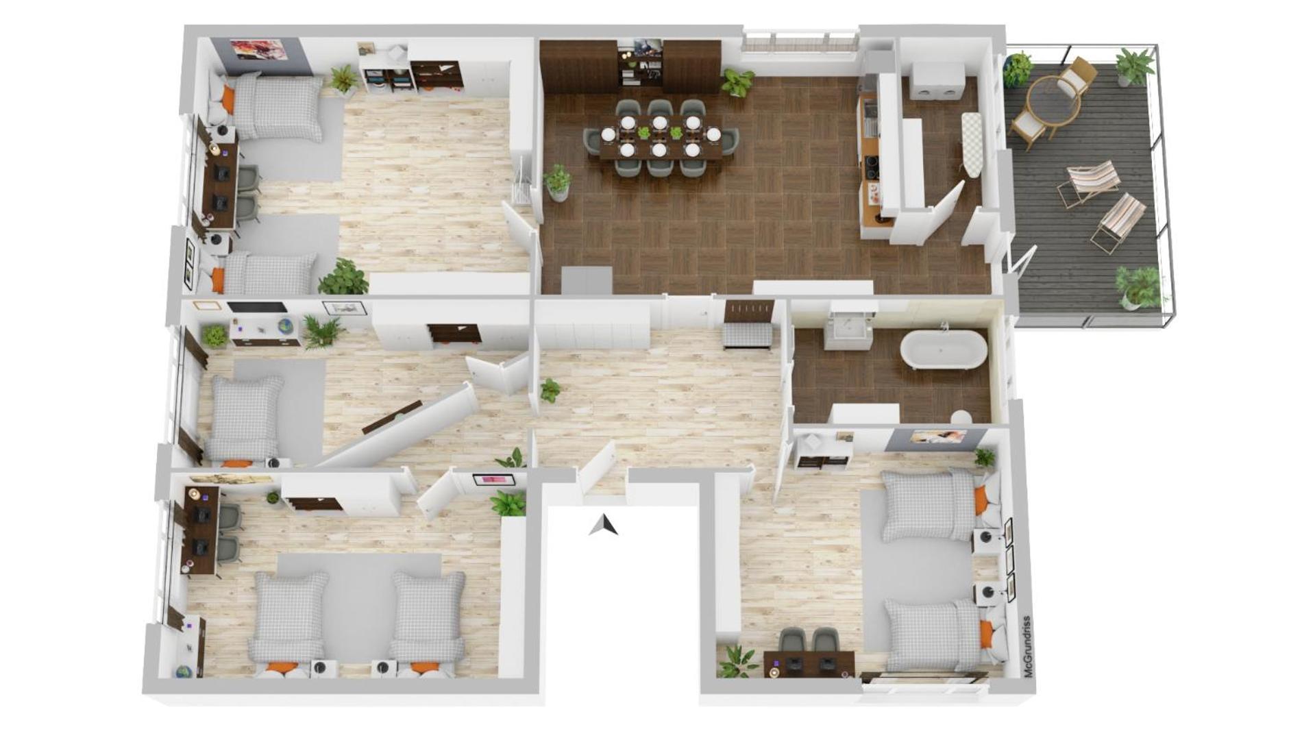 -Cs24- 4 Rooms Apartment With Rooftop - Ka02 Iserlohn Kültér fotó